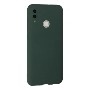 HarmonyAura  Huawei P Smart 2019 Kılıf Nano Içi Kadife Silikon - Koyu Yeşil