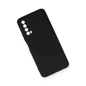 HarmonyAura  Huawei P Smart 2021 Kılıf Nano Içi Kadife Silikon - Siyah