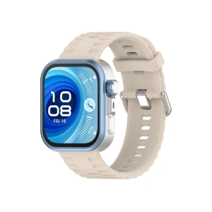 HarmonyAura Huawei Watch Fit 3 Klasik Kordon - Krem