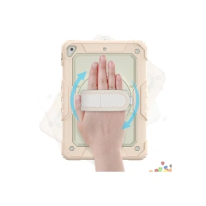 HarmonyAura  Ipad 5 Air 9.7 Kılıf Strap New Tablet Kapak - Pembe