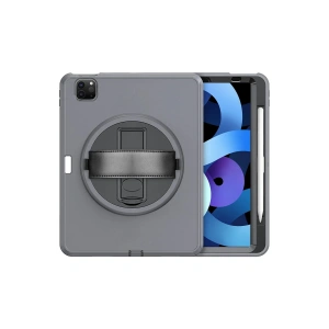 HarmonyAura  Ipad Pro 11 (2018) Kılıf Hand Strap Tablet Kılıfı - Gri
