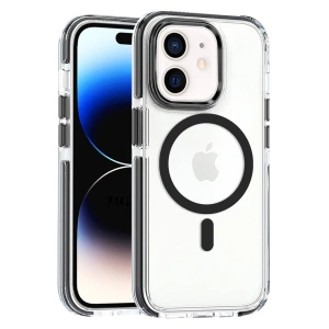 HarmonyAura iPhone 11 Bella Magsafe Kapak - Siyah