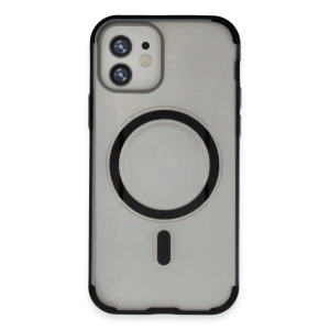 HarmonyAura iPhone 11 Hilton Magsafe Kapak - Siyah
