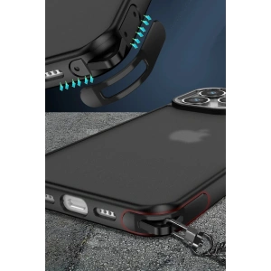 HarmonyAura  Iphone 11 Kılıf Elegant Kapak - Siyah