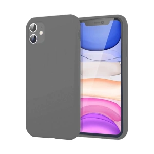 HarmonyAura iPhone 11 Kılıf First Silikon - Gri