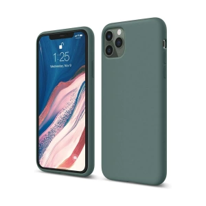 HarmonyAura iPhone 11 Pro Kılıf First Silikon - Koyu Yeşil