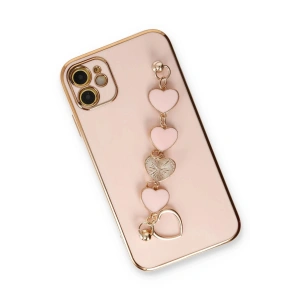 HarmonyAura  Iphone 12 Kılıf Esila Silikon - Pudra