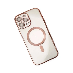 HarmonyAura  Iphone 13 Pro Kılıf Kross Magneticsafe Kapak - Rose