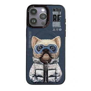 HarmonyAura iPhone 14 Pro Fun Magsafe Kapak - Lacivert-2