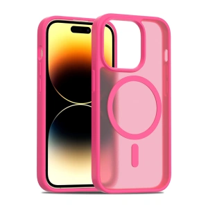 HarmonyAura iPhone 14 Pro Jota Magsafe Kapak - Rose