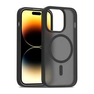 HarmonyAura iPhone 14 Pro Jota Magsafe Kapak - Siyah