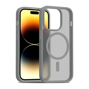 HarmonyAura iPhone 14 Pro Jota Magsafe Kapak - Titan Gri
