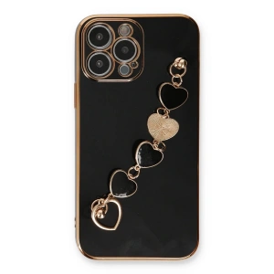 HarmonyAura  Iphone 14 Pro Max Kılıf Esila Silikon - Siyah