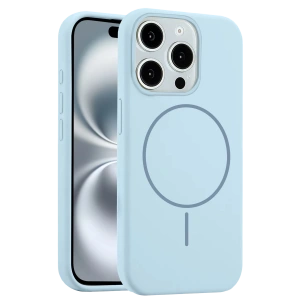 HarmonyAura iPhone 14 Pro Max Kılıf Jully Magsafe Kapak - Mavi