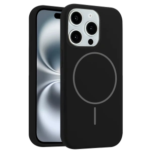 HarmonyAura iPhone 14 Pro Max Kılıf Jully Magsafe Kapak - Siyah