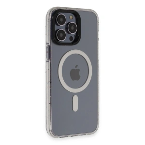 HarmonyAura iPhone 14 Pro Max Kılıf Tigra Magsafe Kapak - Beyaz