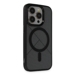 HarmonyAura iPhone 14 Pro Vito Magsafe Kapak - Siyah