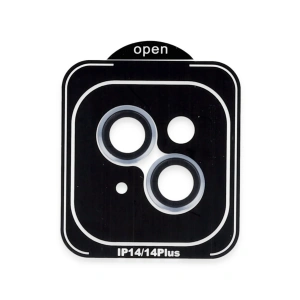 HarmonyAura iPhone 14 PVD Metal Kamera Lens - Mavi