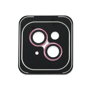 HarmonyAura iPhone 14 PVD Metal Kamera Lens - Pembe