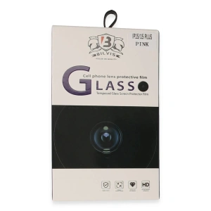 HarmonyAura  Iphone 15 Bilvis Titan Kamera Lens - Pembe