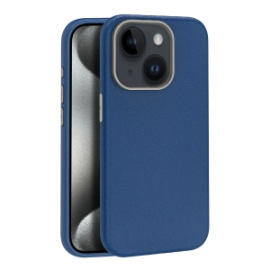 HarmonyAura iPhone 15 Kılıf Wonder Deri Magsafe Kapak - Lacivert