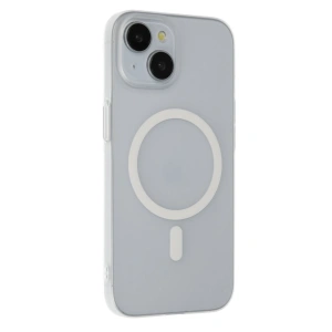 HarmonyAura iPhone 15 Plus Tuna PC Slim Magsafe Kapak - Şeffaf