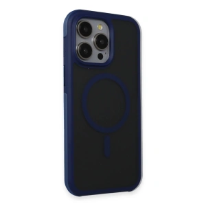 HarmonyAura iPhone 15 Pro Max Toras Airbag Magsafe Kapak - Lacivert