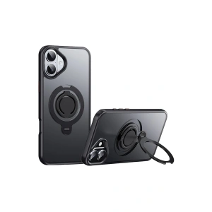 HarmonyAura iPhone 16 Avatar 360 Dönen Magsafe Kapak - Siyah