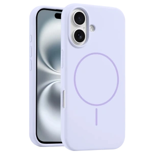 HarmonyAura iPhone 16 Kılıf Jully Magsafe Kapak - Lila