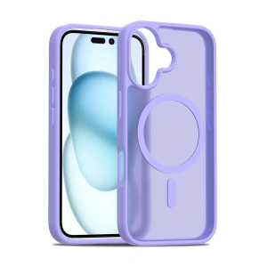 HarmonyAura iPhone 16 Plus Jota Magsafe Kapak - Lila