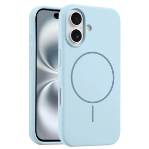 HarmonyAura iPhone 16 Plus Kılıf Jully Magsafe Kapak - Mavi