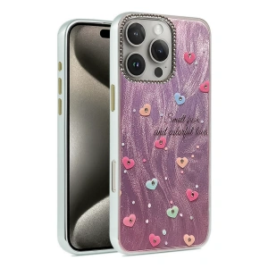 HarmonyAura iPhone 16 Pro Max Kılıf Blade Aynalı Desenli Kapak - Desen 8