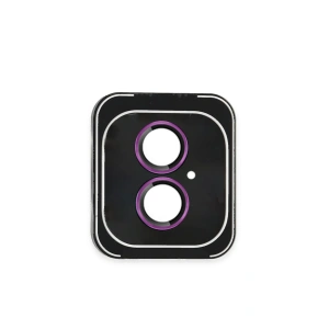 HarmonyAura iPhone 16 PVD Metal Kamera Lens - Pembe