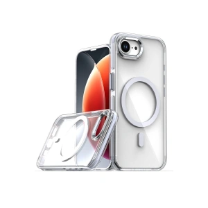 HarmonyAura iPhone 16E Bella Magsafe Kapak - Gri