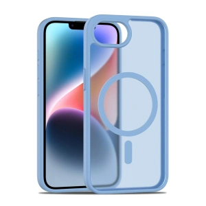 HarmonyAura iPhone 16E Jota Magsafe Kapak - Açık Mavi