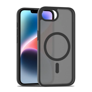 HarmonyAura iPhone 16E Jota Magsafe Kapak - Siyah