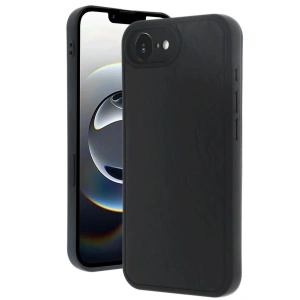 HarmonyAura  Iphone 16e Kılıf Aras Deri Kapak - Siyah