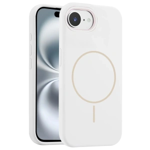 HarmonyAura iPhone 16E Kılıf Jully Magsafe Kapak - Beyaz