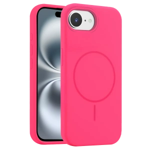 HarmonyAura iPhone 16E Kılıf Jully Magsafe Kapak - Pembe