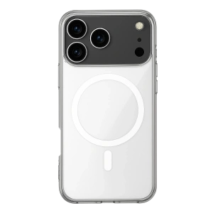 HarmonyAura iPhone 17 Pro Kılıf Magneticsafe Şeffaf Silikon - Şeffaf