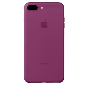 HarmonyAura iPhone 8 Plus Kılıf PP Ultra İnce Kapak - Pembe