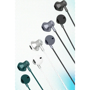 HarmonyAura  Ls-730 1.2m Iphone 15 Serisi Ile Uyumlu Type-c Kablolu Kulaklık - Gri