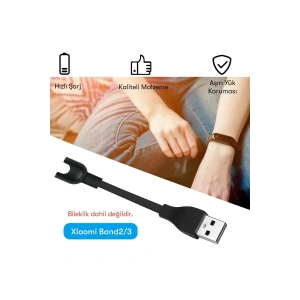 HarmonyAura  Mc03 Şarj Adaptörü Xiaomi Mi Band 2/3