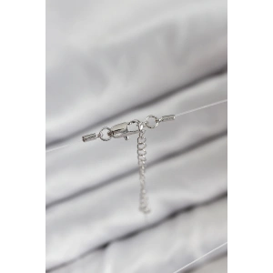 HarmonyAura Misineli Topcuk Model Gümüş Renk Hayalet Kolye