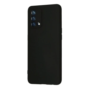 HarmonyAura  Oppo A74 4g Kılıf Nano Içi Kadife Silikon - Siyah