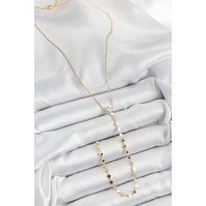 HarmonyAura Pirinç Zirkon Taşlı Yıldız Figürlü Y Model Gold Renk Kadın Kolye