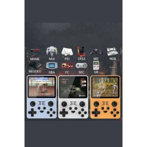 HarmonyAura  Powkiddy Rgb20s 64gb Retro Gamepad - Beyaz