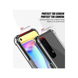 HarmonyAura  Realme 7 Kılıf Olex Tpu Silikon - Şeffaf