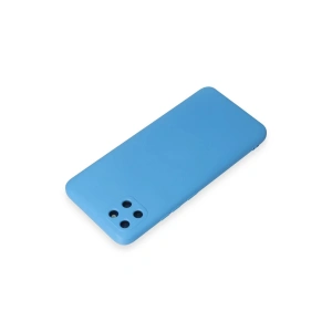 HarmonyAura  Realme C11 Kılıf Nano Içi Kadife Silikon - Mavi