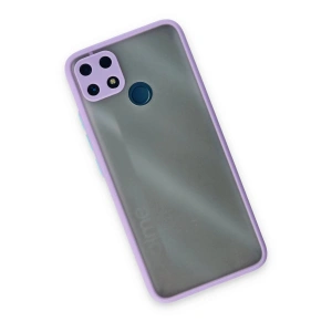 HarmonyAura  Realme C25 Kılıf Montreal Silikon Kapak - Mor